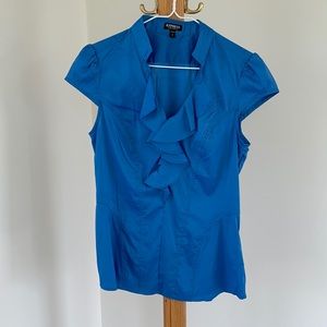 Express Elite Stretch Fitted Blouse